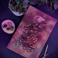 تابلو نقاشی خط