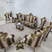 فروش یک دست مبل سلطنتی ۹نفره درحد نو