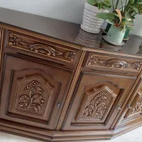 بوفه کنسول چوبی قدیمی