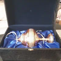 خاتم کاری فیروزه کوبی برنز