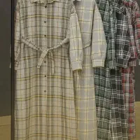 مانتو کفتان جلو دکمه