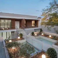 ساخت طراحی اجراویلا،ساختمان باغشهری محوطه و استخر