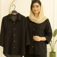 شومیزکاربردی مشکی ساده باجنس شانتون اعلا|لباس|گرمسار, |دیوار
