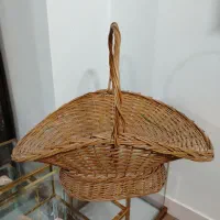 سبد چوبی برای گربه قفسه طلایی و جاشمعی
