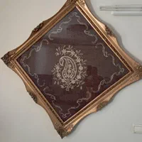 قاب ترمه و ملیله دوزی بزرگ