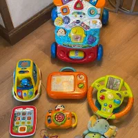 واکر و دوربین و اتوبوس و زبان لرنینگ وی تک vtech|اسباب و اثاث بچه|تهران, جنت‌آباد جنوبی|دیوار