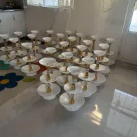 میوه خوری سه طبقه و ترولی تالاری