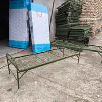 تخت خوابگاهی یکنفره تاشو فلزی|تخت و سرویس خواب|شیراز, وزیرآباد|دیوار