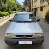 پراید مدل ۸۴ کم کار لازرورقی بی رنگ شاسی سالم