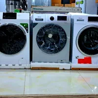 انواع لباسشویی اتوماتیک سفید و نقره ای|ماشین لباسشویی و خشککن لباس|دزفول, |دیوار