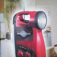 رادیو ضبط شارژی چراغ دار آکبند و دوکاست قدیمی