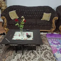 مبل راحتی ۷ نفره با جلومبلی|مبلمان خانگی و میز عسلی|فردیس, شهرک ناز|دیوار