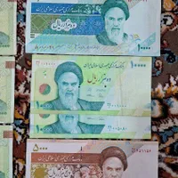 اسکناس نیمه رند و دوقلو|کلکسیون سکه، تمبر، اسکناس|اصفهان, خانه اصفهان|دیوار