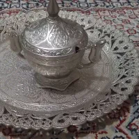 چای سینی وشکر پارش ترک فلزی