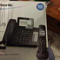 تلفن رومیزی پاناسونیک اصل با بی سیم و منشی و فول