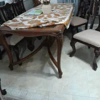 میز نهار خوری ۶ نفره چوب راش|میز و صندلی غذاخوری|تهران, سلسبیل جنوبی|دیوار