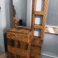 دراور آینه ریلی کمد سه کشو