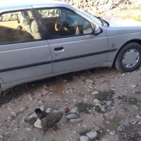 پژو ۴۰۵ مدل ۹۰رنگ نقره ایی|خودرو سواری و وانت|بیرانوند, |دیوار