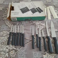 سرویس ۱۲ تیکه چاقو اره ای خارجی آشپزخانه نو نو