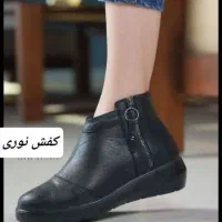 کفش نیم پوتین زیپ دارزنانه ۱۰۰درصدطبی روز مادر