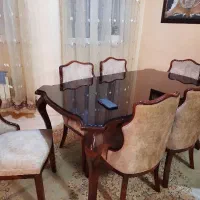 میز ناهارخوری ۶ نفره در حد نو|میز و صندلی غذاخوری|اندیشه, اندیشه فاز ۴|دیوار