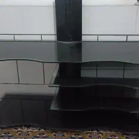 میز تلویزیون شیشه ای