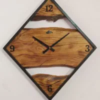 تولیدظروف چوبی وساعت دیواری کلبه چوب اردکان|ظروف سرو و پذیرایی|اردکان, |دیوار
