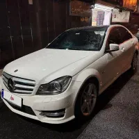 بنز C200 مدل ۲۰۱۲ بدون رنگ فول بدون نقطه