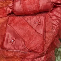 رو تختی ساتن و تور