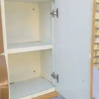 کابینت فلزی در حد در رزن|آب‌چکان و نظم‌دهنده ظروف|همدان, |دیوار