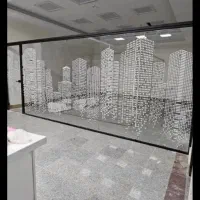 پارتیشن شیشه ای فریم لس