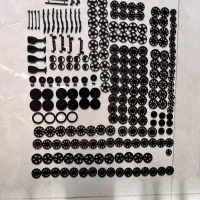 رینگ و لاستیک چوبی برا ماکت