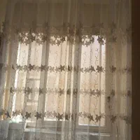 پرده توری در حد نو دو عدد با ابعاد ۶*۱/۸ و ۴*۱/۹۰|پرده، رانر، رومیزی|تهران, هفت چنار|دیوار