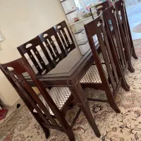 میز ناهار خوری  ۸ نفره چوب راش|میز و صندلی غذاخوری|تهران, بهاران|دیوار