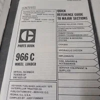لودر کاترپیلار966C کتاب راهنمای فنی کامل