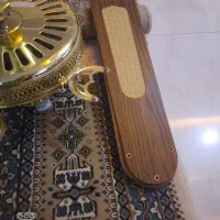 پنکه سقفی لوستری ریموتی اصلی|لوستر و چراغ آویز|صدرا-فارس, فاز ۲|دیوار