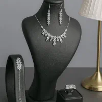 سرویس و دستبند نقره و انگشتر  نو مناسب روز مادر