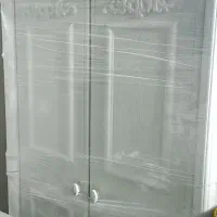 کمد دو درب ، بوفه شیشه ای ، تخت خواب همراه با تشک|تخت و سرویس خواب|تویسرکان, |دیوار