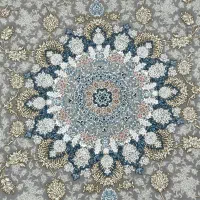 فرش گرد یک و نیم در یک ونیم|فرش|تهران, ابوذر|دیوار