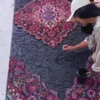 هنر وببین|فرش|کرمانشاه, |دیوار