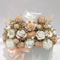 باکس شمع گل جاودان