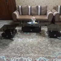 میز جلو مبلی و ۲ عدد عسلی