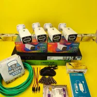 پک چهار دوربین مداربسته حرفه ای کد 2104