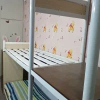 تخت خواب دو طبقه با کمد|تخت و سرویس خواب|یزد, |دیوار