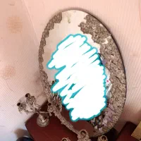 آینه شمعدان برنز