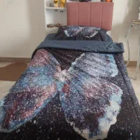 تخت نوجوان با تشک|تخت و سرویس خواب|بهارستان, |دیوار