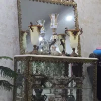 فروش ویترین ،لوستر،میز تلفن برنز|بوفه، ویترین، کنسول|مشکیندشت, |دیوار