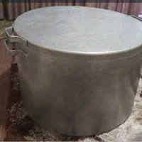 دیگ الومینیومی و اجاق