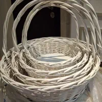 سبد دسه دار حصیری ۴سایز