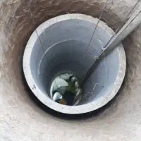 حفر چاه بتونی با۲۰سال سابقه کار.مته بغل.لایروبی